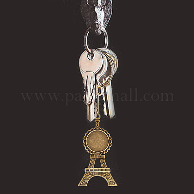 Набор для самостоятельного изготовления подвески в виде Эйфелевой башни DIY-GO0001-69-1