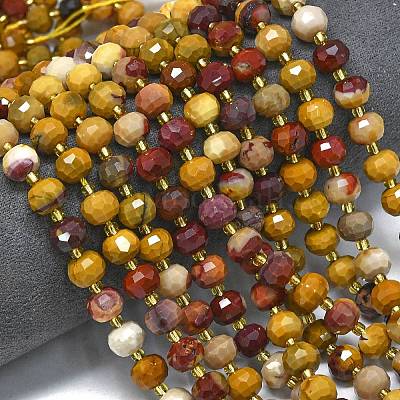 Природные mookaite бисер нитей G-K389-E53-01-1