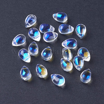 Гальванические стеклянные бусины EGLA-L014-19-1