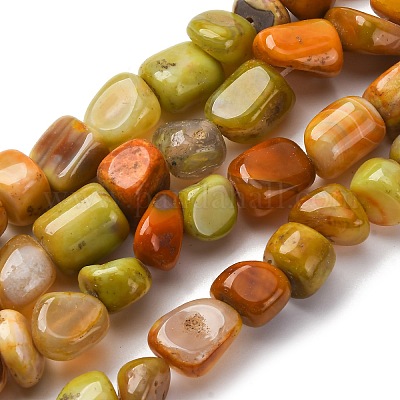 Природный агат бисер нитей G-RM241227-05-1