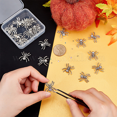 Набор для самостоятельного изготовления подвески в виде паука на хэллоуин DIY-GA0004-71-1