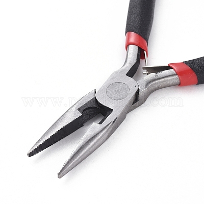 Wholesale 5 inch Carbon Steel Chain Nose Pliers for Jewelry Making Supplies  