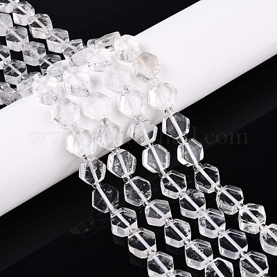 Природных кристаллов кварца бисер нитей G-P534-A23-02-1