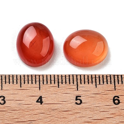 Кабошоны из натурального окрашенного и нагретого сердолика G-G145-01A-23-1