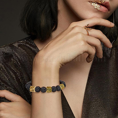 120шт. 10 стиля наборов бусин из сплава в тибетском стиле TIBEB-HY0001-10AG-1