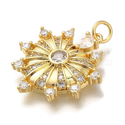 Стойки обшивки латунь микро проложить Циркон подвеску KK-I720-67G-1