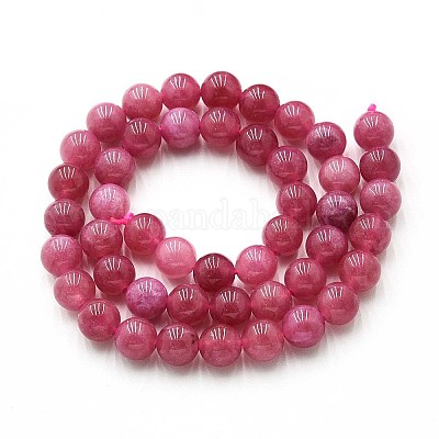 Природного кварца нитей бисера G-N355-8mm-50-1