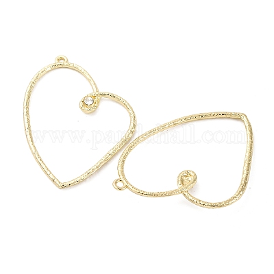 Подвески из сплава и страза PALLOY-F315-03A-G-1