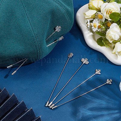 6 шт. 3 броши в тибетском стиле в виде бабочки и пчелы из сплава JEWB-DR00019-1