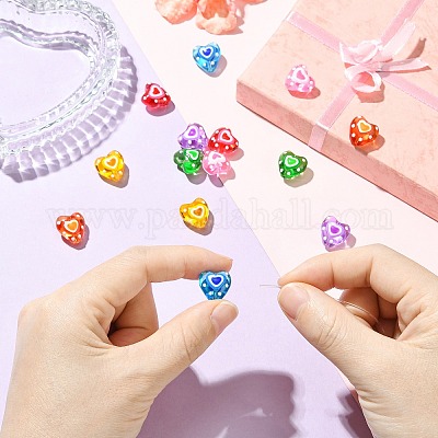 14шт 7 вида стеклянных бусин LAMP-CJ0002-50-1