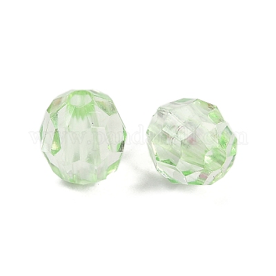 Прозрачные акриловые бусины&nbsp;OACR-Q015-01G-1