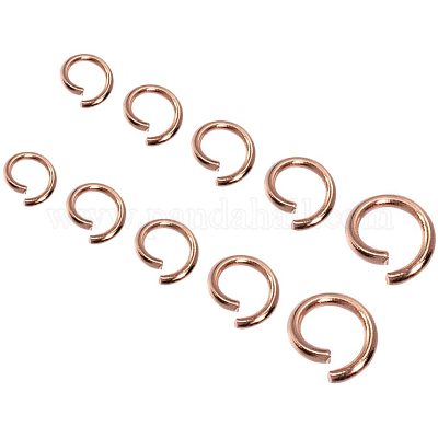 50pcs Round Jump ring Ring Jewelry Findings Repair Connectors Metal Open O-Ring 