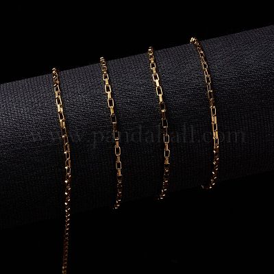 3.28 фут ионное покрытие (ip) 304 нержавеющая сталь венецианские цепи X-CHS-H007-34G-1