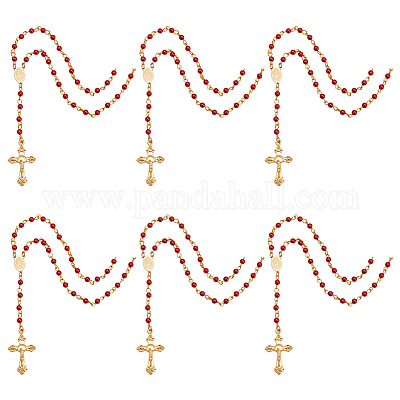 Ожерелье из акриловых четок NJEW-PH01476-1