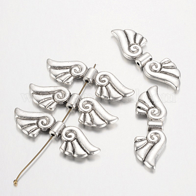 Сплавочные овальные бусины тибетского стиля  TIBEB-4993-AS-RS-1