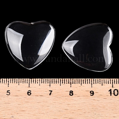 Transparente Glas Cabochons&nbsp;GGLA-T004-15-1