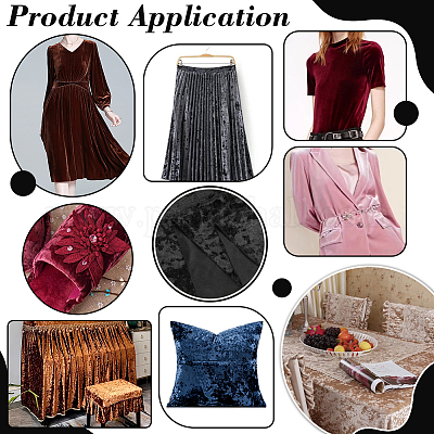 Бархатная ткань&nbsp;DIY-WH0591-219C-1