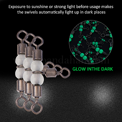 30 шт. 6 стиля 3-х ходовые вертлюжки для рыбалки с крестообразной леской FIND-FH0010-07-1