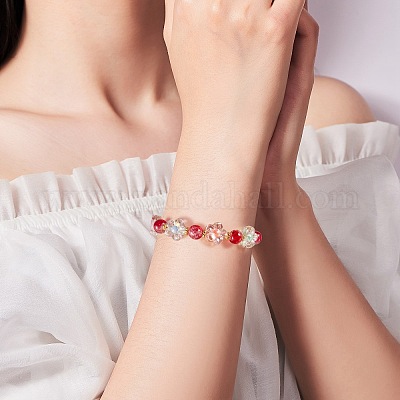 300 шт. 6 цвета окрашенные распылением хрустальные стеклянные бусины CCG-SZ0001-11A-1