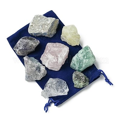 8 шт. натуральный лазурит и рубин в цоизите DIY-FS0007-10A-1