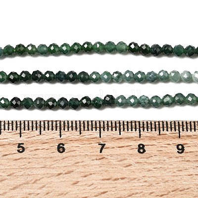 Естественный жадеит бисер пряди&nbsp;G-P603-C-3mm-02-1