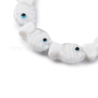 Бусы лэмпворк ручной работы LAMP-G154-07K-1