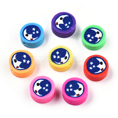 Бусины из полимерной глины  CLAY-T020-37-1