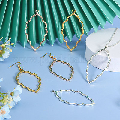 30 шт. 3-цветный сплав с открытой задней частью FIND-CA0008-43-1