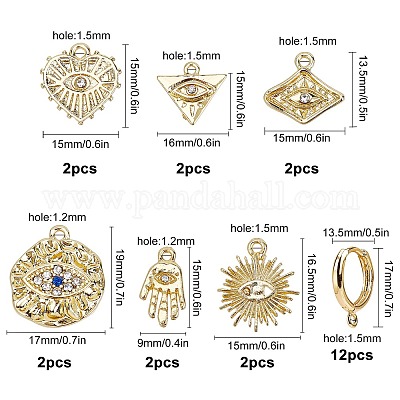 DIY серьги решений DIY-SC0011-65G-1