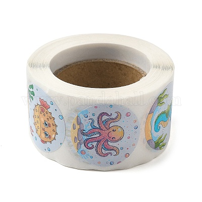 Самоклеящиеся бумажные наклейки с картинками STIC-A001-01E-1