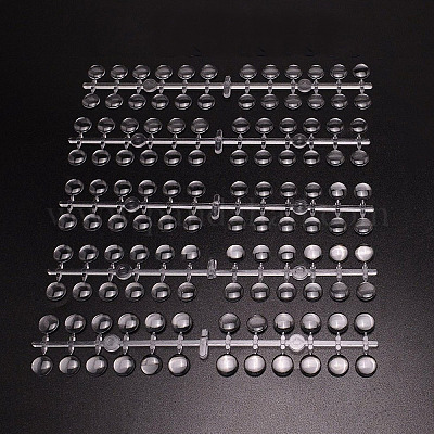 Цветная таблица пластиковых накладных ногтей&nbsp;MRMJ-WH0077-04A-1