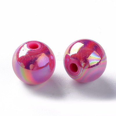 Непрозрачные акриловые бусины MACR-S370-D12mm-A13-1