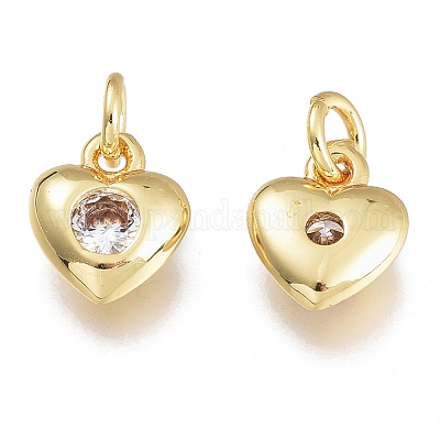 Латунные микро проложить кубического циркония подвески KK-M206-31G-04-1