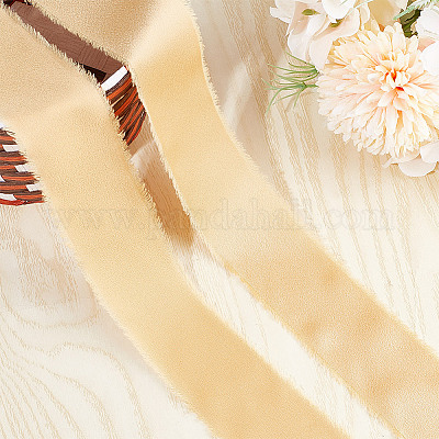 3 рулон полиэстеровой атласной ленты с потертостями OCOR-DR0001-03C-1