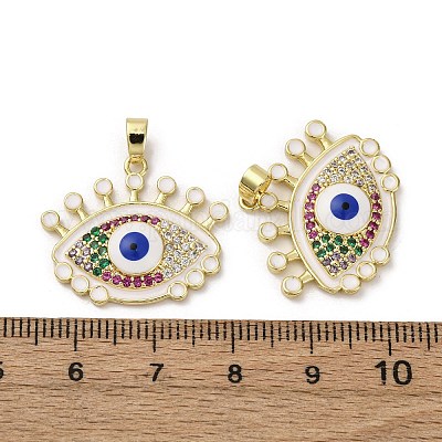 Латунные микро проложить кубического циркония подвески KK-F903-08G-01-1