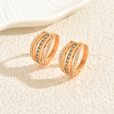 Латунные кольца серьги обруча CL2799-1