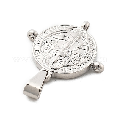 Латунь религия святой бенедикт медаль люстра компонент соединения KK-L228-22A-P-1