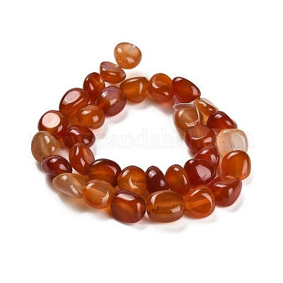 Природного сердолика нитей бисера G-L595-B01-01-1