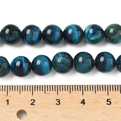 Нити из натурального тигрового глаза класса B G-F591-18-8mm-02-1