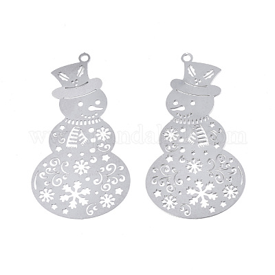 Большие подвески из не тускнеющей нержавеющей стали 201 STAS-N102-25P-1