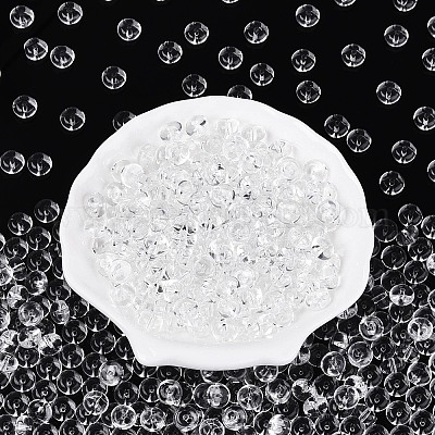 Стеклянные бусины прозрачных цветов SEED-N007-39B-11-1