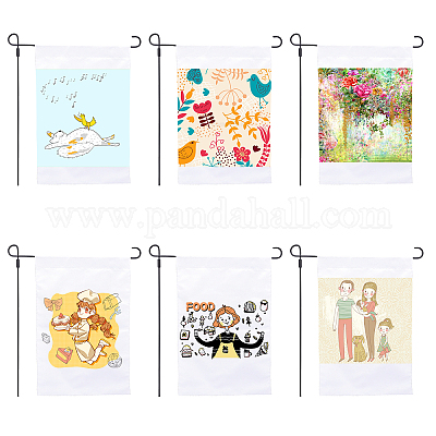 Флаг сада полиэстера&nbsp;DIY-GL0001-30-1