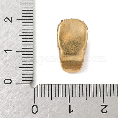 Бусины из нержавеющей стали 304 со стразами STAS-S183-03G-A-1