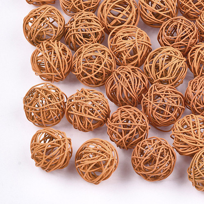 Spray Painted Eco-Friendly Iron Wire Beads IFIN-T009-10F-1