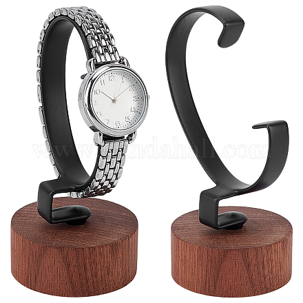 Черные металлические c-образные подставки для браслетов BDIS-WH0018-01A-1