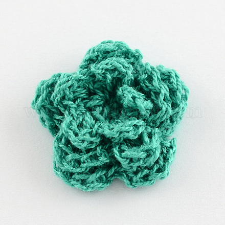 Handmade Wolle gewebt Cabochons X-WOVE-R046-06-1