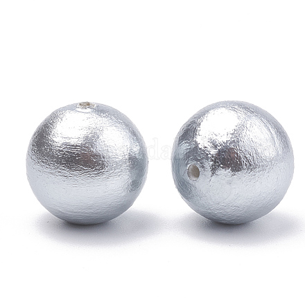 Perles de coton compressées WOVE-S114-14mm-09-1