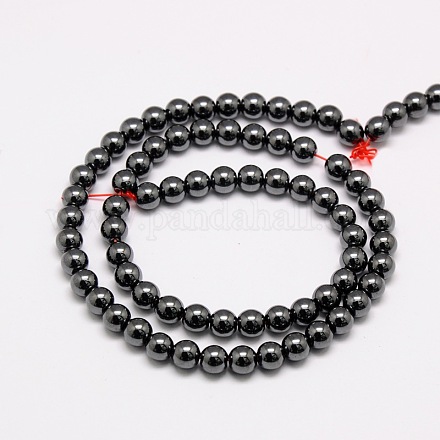 Non-magnetic Synthetic Hematite Beads Strands G-E133-4C-1
