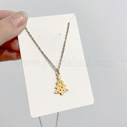 Рождественские подвески из нержавеющей стали 304 с цепочкой и кабелем NG7275-1-1