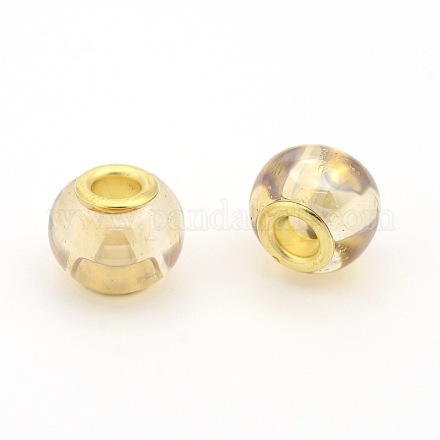 Large Hole Glass European Beads GPDL-J003-01-1